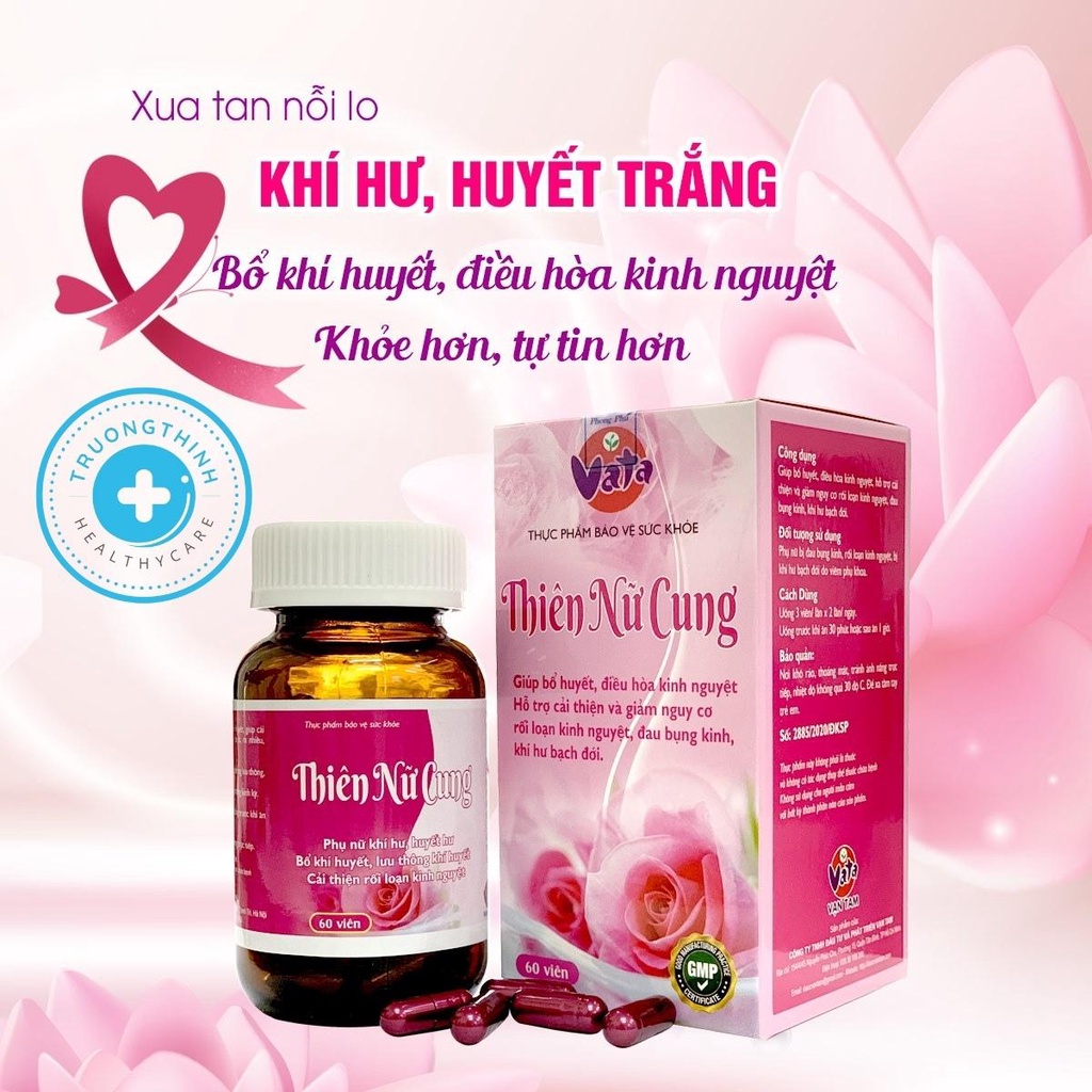 Viên uống hỗ trợ đau bụng kinh THIÊN NỮ CUNG