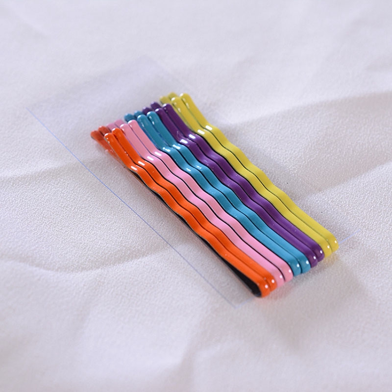 Set 10 Kẹp Tóc Màu Trơn Thời Trang Cho Nữ ( Hairclips )
