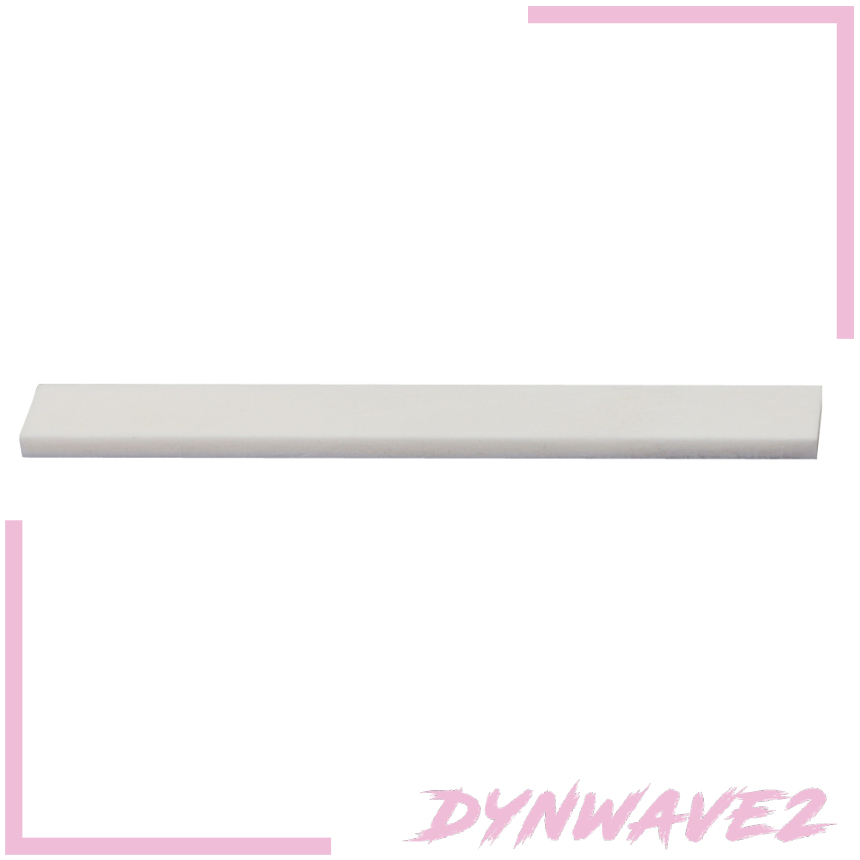 [DYNWAVE2]Beige Bone Bridge Saddle for Acoustic Guitar Replacement Parts Luthier DIY