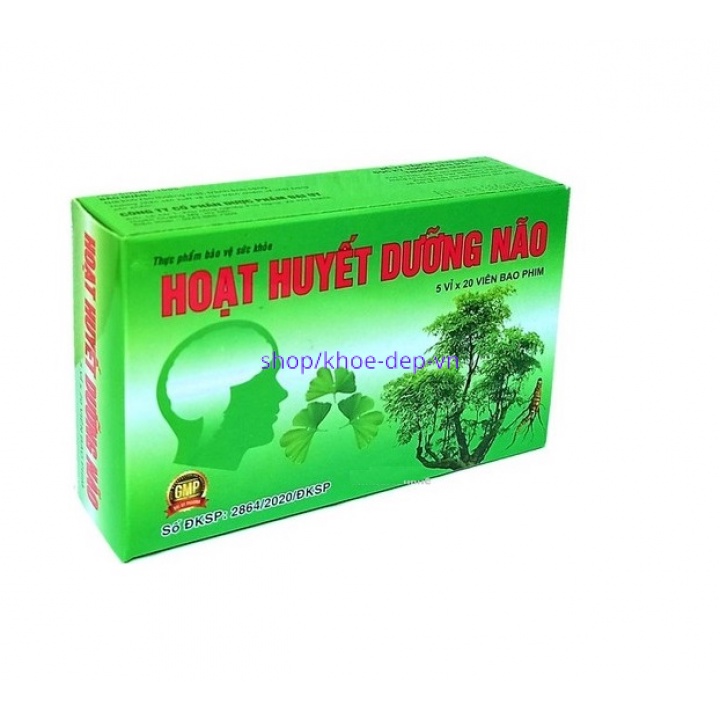 Combo 10 Hộp - Hoạt huyết dưỡng não Đại uy tăng cường tuần hoàn máu não, tăng cường trí nhớ, giảm căng thẳng