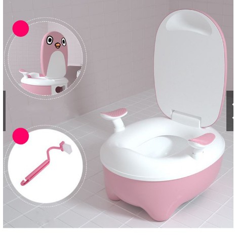 [ SALE ] Bô vệ sinh cho bé cao cấp,Đa năng ,ngăn chứa tháo lắp vệ sinh dễ dàng tặng kèm hình dán cho bé