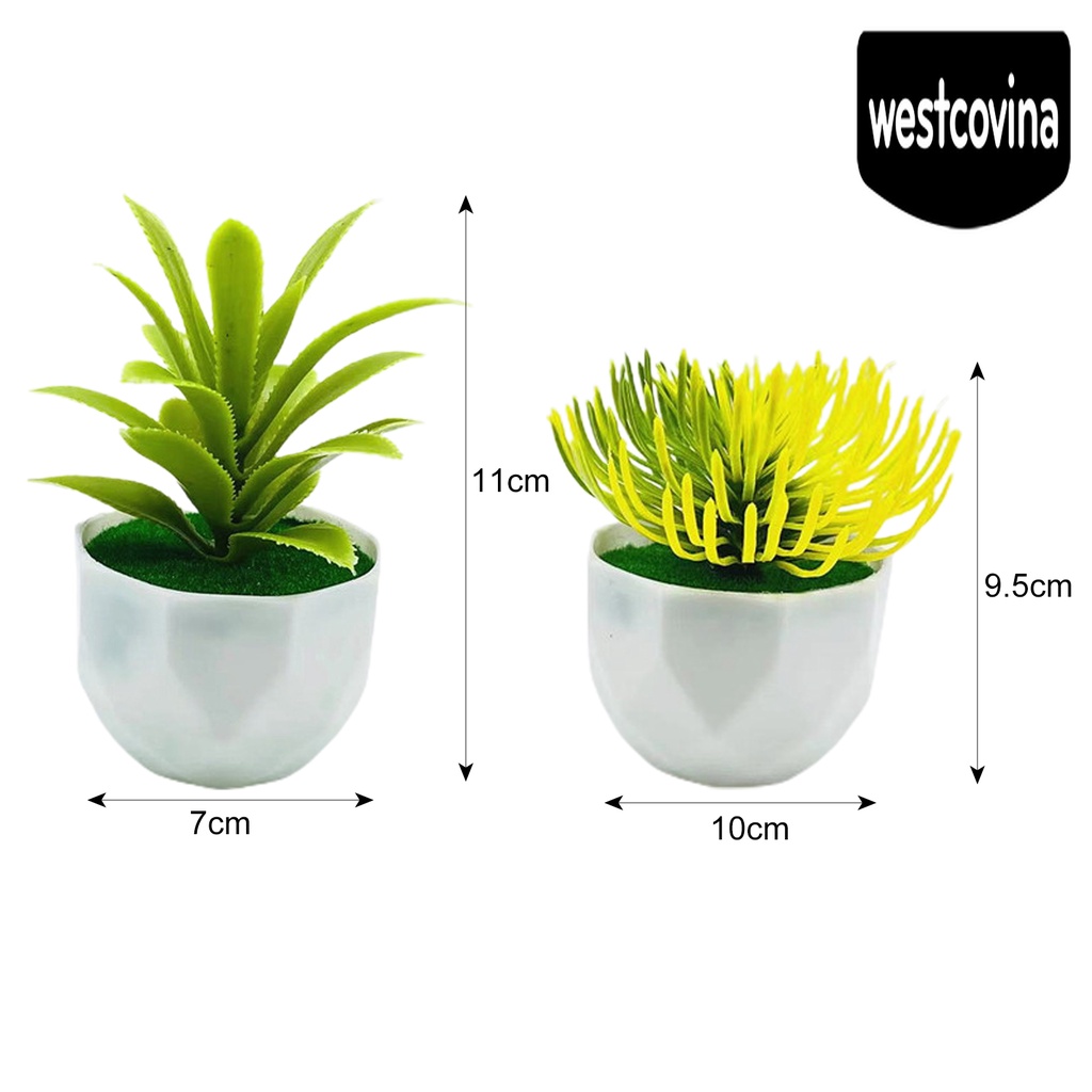 [Hot]☀ Chậu Cây Cảnh Giả Bằng Nhựa Chống Nước Không Cần Tưới Nước Dùng Trang Trí Nhà Cửa