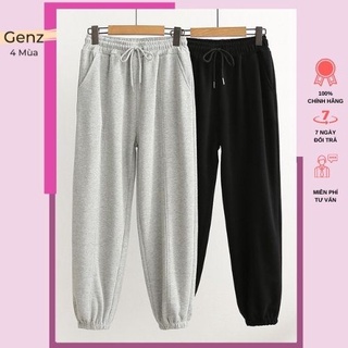 Quần jogger ,quần jogging nam,nữ bo gấu trơn vải thun da cá cá tính