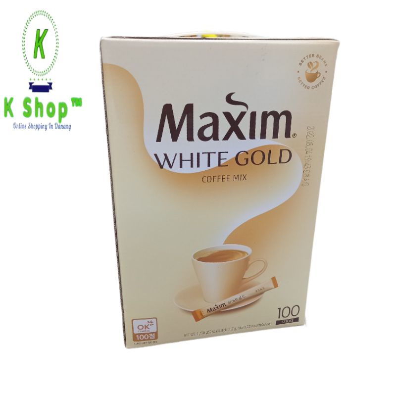 Cà phê Maxim Mocha gold - Original - White Gold Hàn Quốc 100 gói