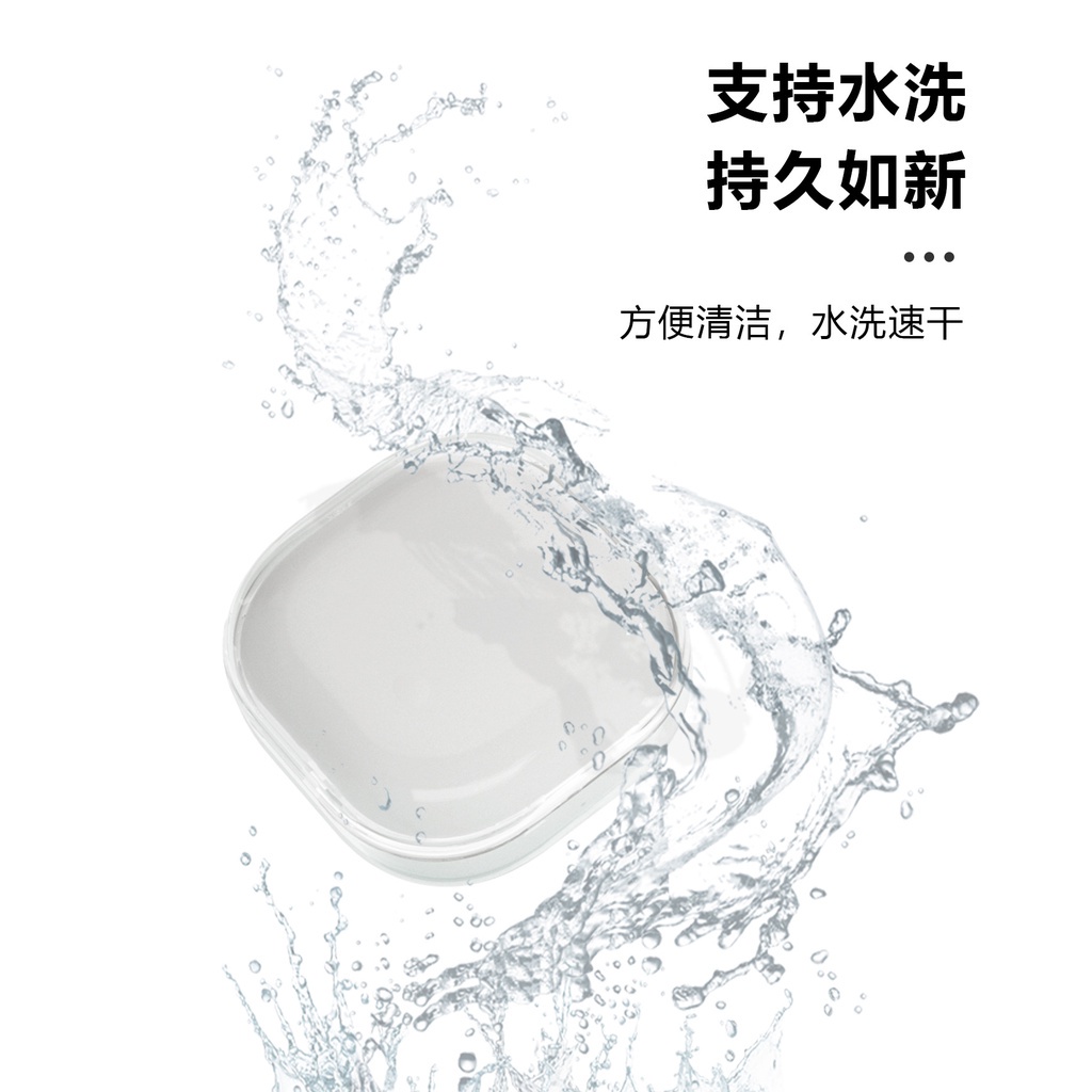 Vỏ bảo vệ hộp sạc tai nghe Samsung Galaxy Buds 2 trong suốt kèm móc treo tiện dụng