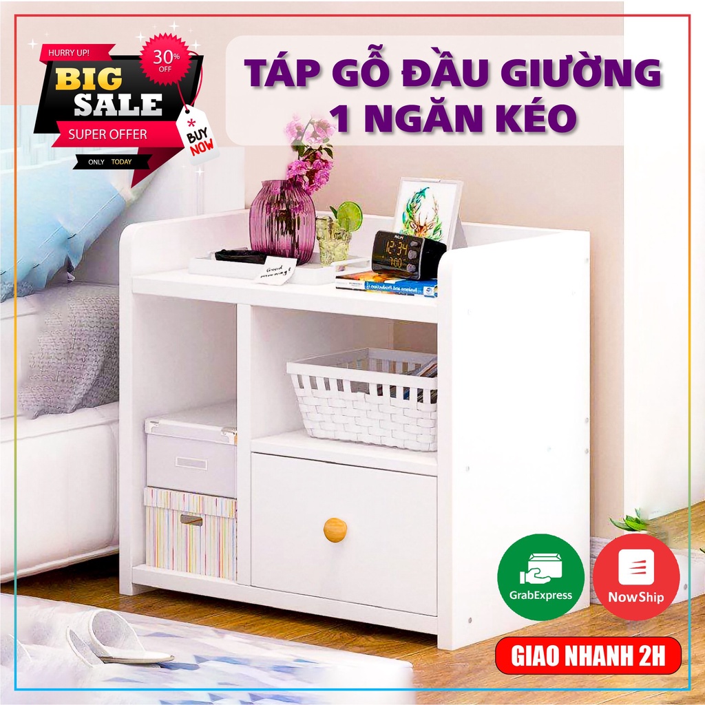 Tủ để đồ đầu giường nhiều màu.vân gỗ, trắng sang trọng để đầu giường decor phòng