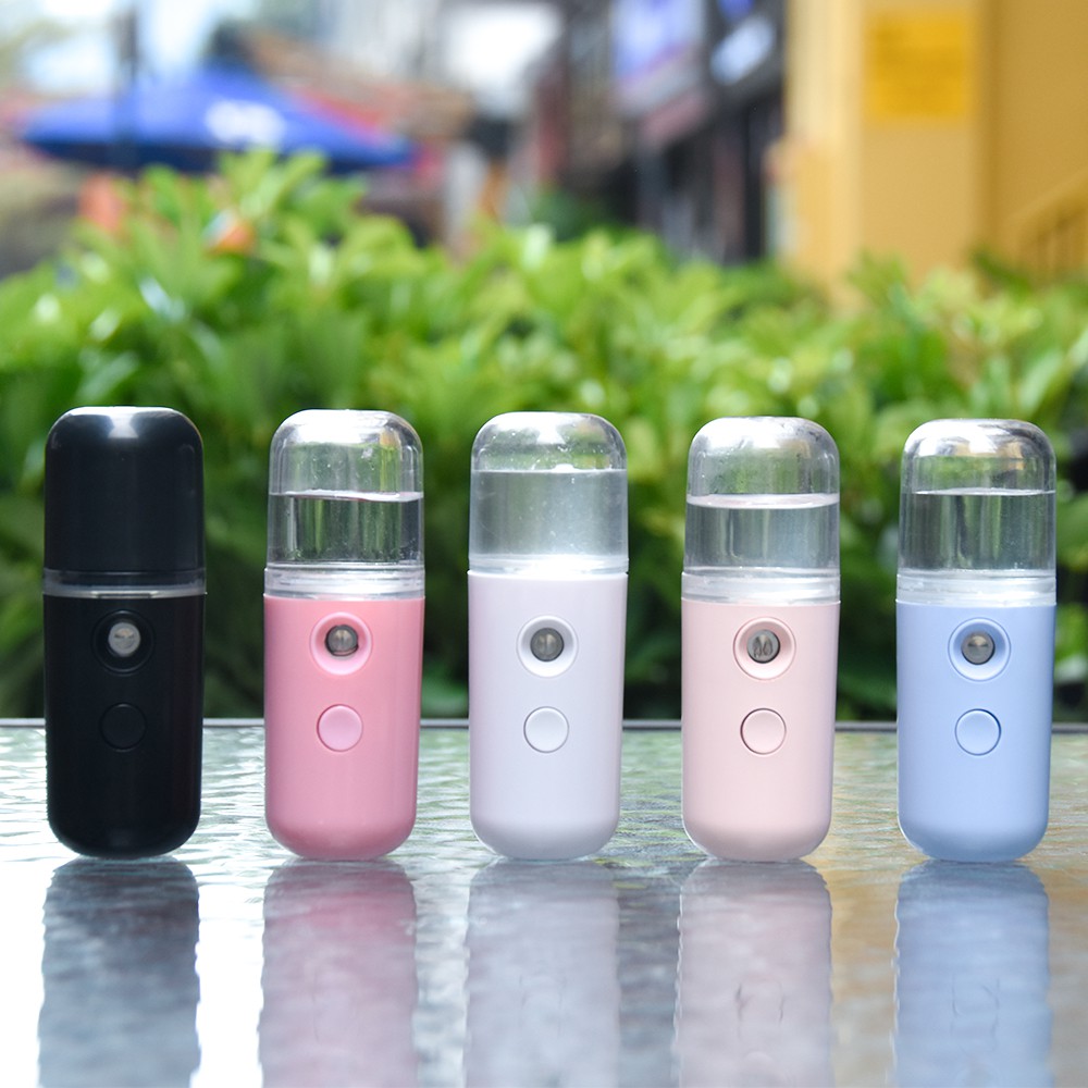 Máy phun sương tạo ẩm mini sạc USB