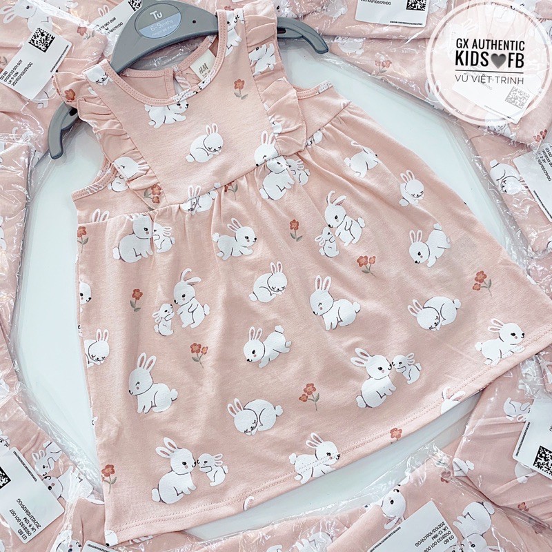 Váy cotton bé gái chuẩn hãng.