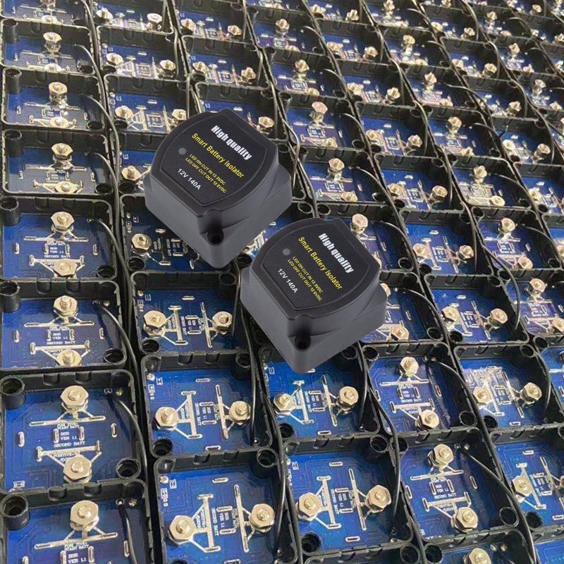 Rơ Le Nhạy Cảm Ứng Điện Áp Kép EDB * Phổ Biến 12V 140 Amp Cho Tàu Thuyền