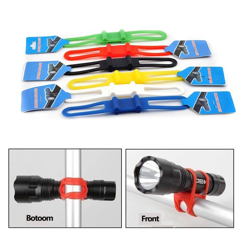 Dây silicon WEST BIKING YP0701042 gắn đèn xe đạp sử dụng tiện lợi
