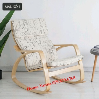 Ghế thư giãn poang rocking chair cao cấp - ghế đọc sách