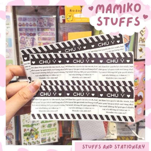 TEM DÁN CẢM ƠN DỄ THƯƠNG (CÓ THỂ ĐỔI THÔNG TIN SHOP)