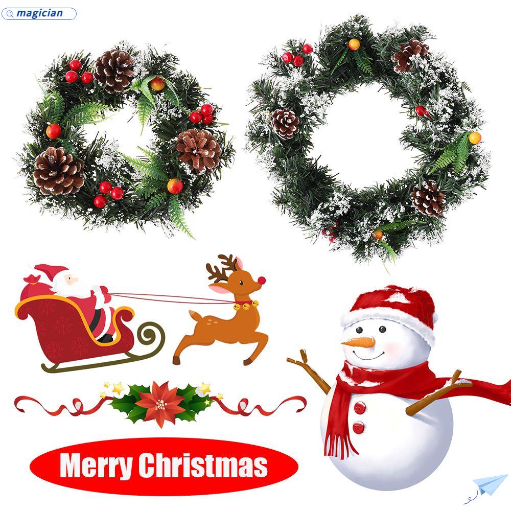 Vòng Nguyệt Quế Treo Cửa Trang Trí Giáng Sinh