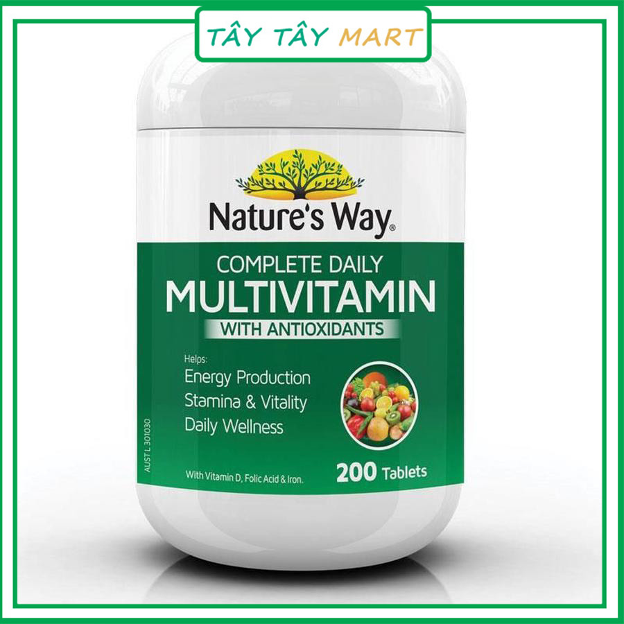 Vitamin Tổng Hợp Nature’s Way Complete Daily Multivitamin - 200 Viên