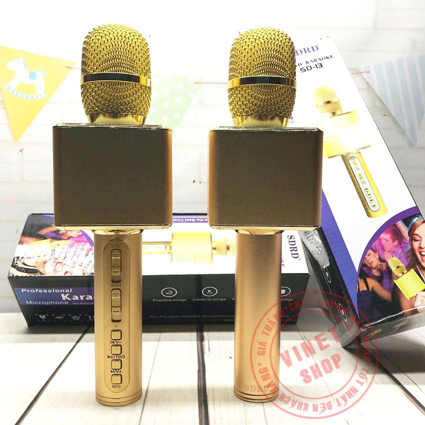 Mic Karaoke Kiêm Loa Bluetooth SD-12