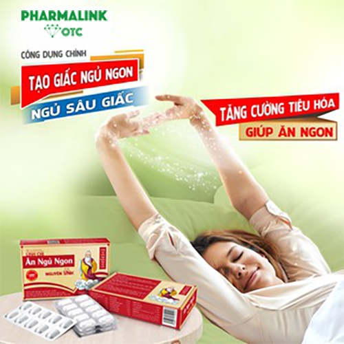 Linh Chi ăn ngủ ngon Nguyên Sinh, tạo giấc ngủ ngon, ngủ sâu giấc, an thần - Hộp 30 viên - Pharma OTC