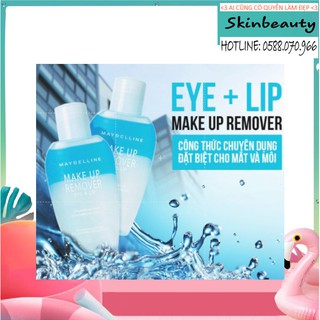 Nước Tẩy Trang Mắt và Môi Chuyên Dụng 2 lớp Maybelline New York Eye & Lip Makeup Remover 40ml Hàng Chính Hãng