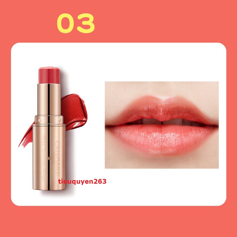 Son dưỡng cấp ẩm Canmake Melty Luminous Rouge