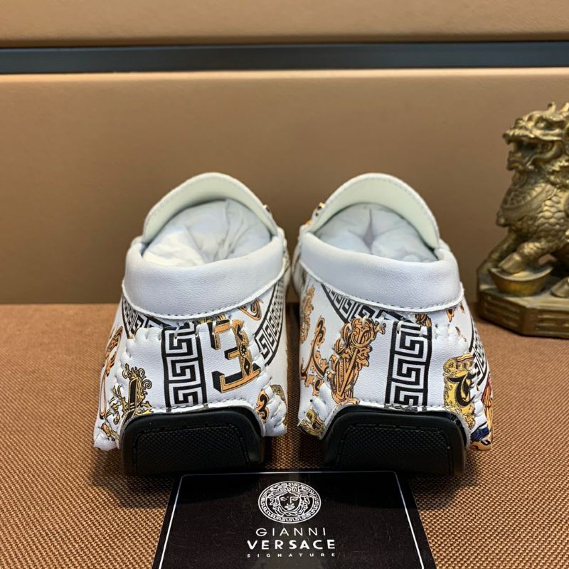 Giày lười da thật VERSACE