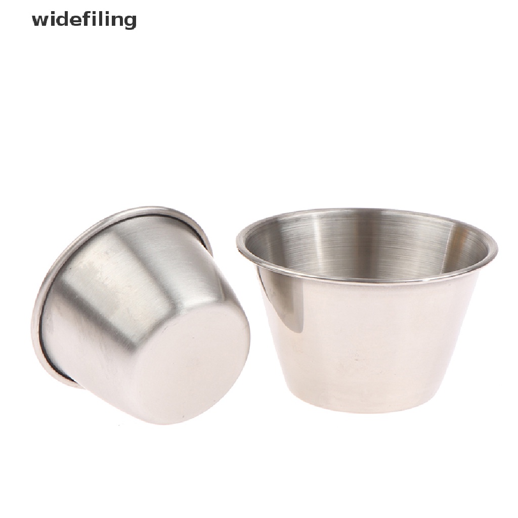 Set 2 Cốc Đựng Nước Sốt Bằng Thép Không Gỉ Tiện Lợi
