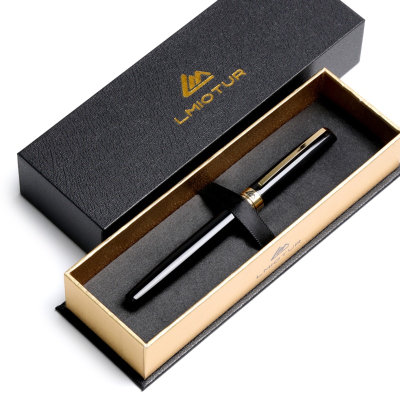 Goo Bút Máy Kim Loại Ngòi 0 5mm F Có Thể Bơm Lại Kèm Hộp Đựng Cho Tạp Chí Nam Nữ