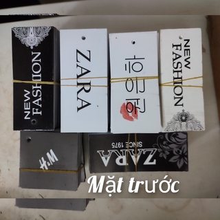 Combo 100 mác quần áo, tag giấy, nhãn mác giấy,tag quần áo,phụ kiện cho shop thời trang