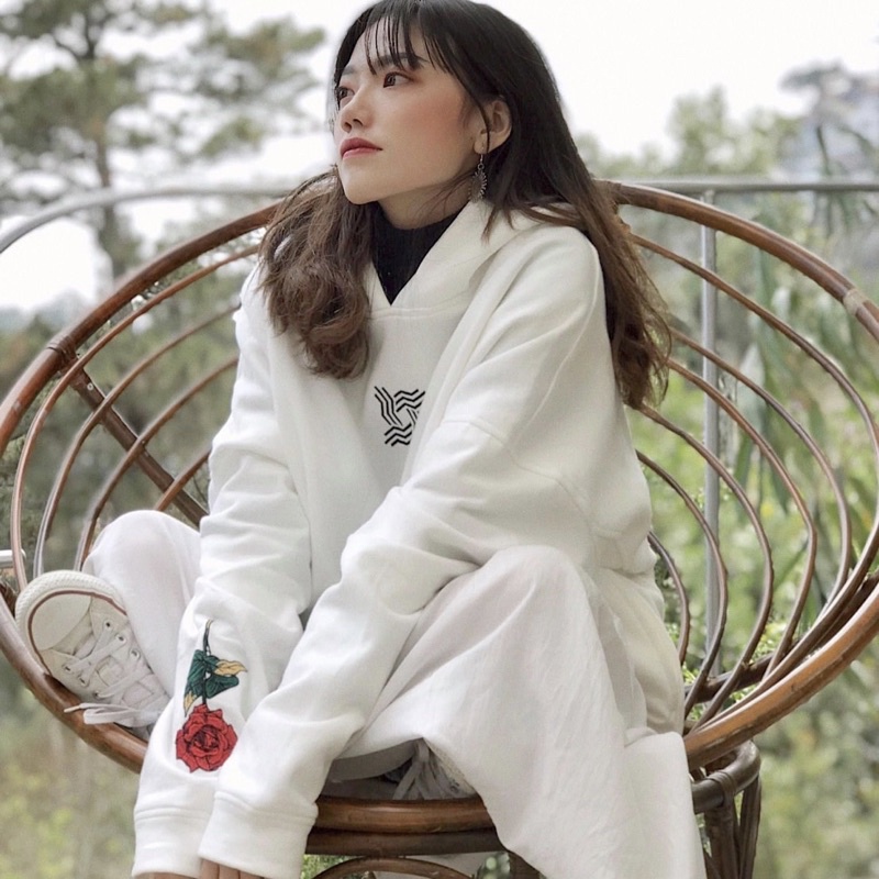 Áo hoodie sadboiz rose nam nữ unisex, áo hoodie nỉ sadboizaintcry form rộng local brand chuẩn chính hãng