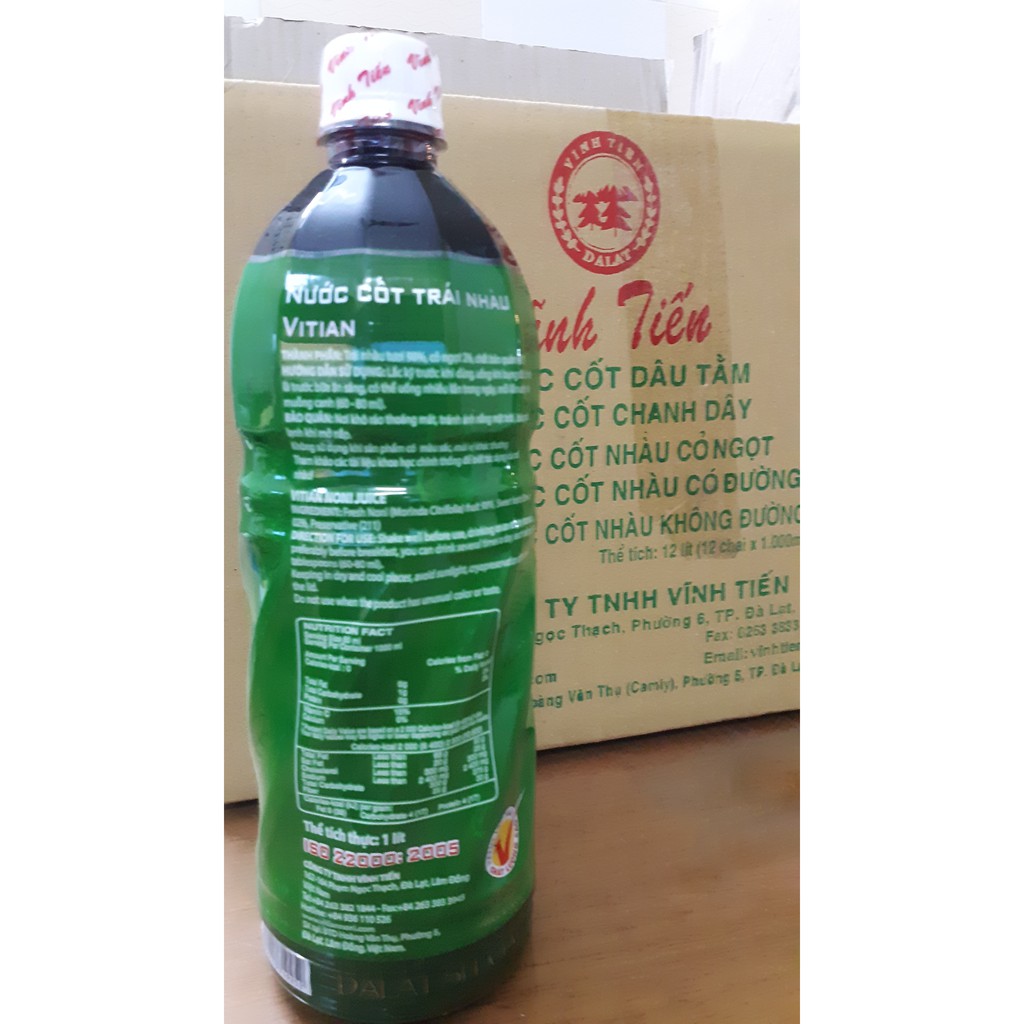 Nước cốt trái nhàu nguyên chất VĨNH TIẾN -NONI JUICE