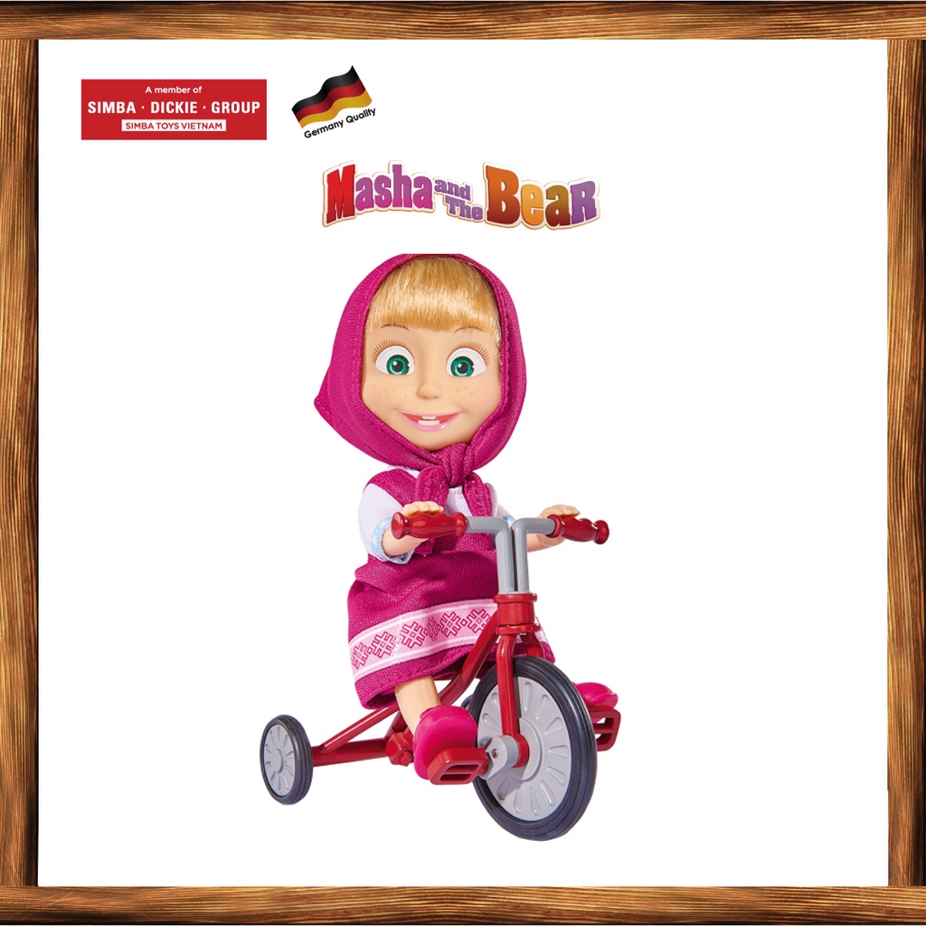 Đồ Chơi Búp Bê MASHA AND THE BEAR Masha Original Tricycle Fun 109302059 - Simba Toys Vietnam