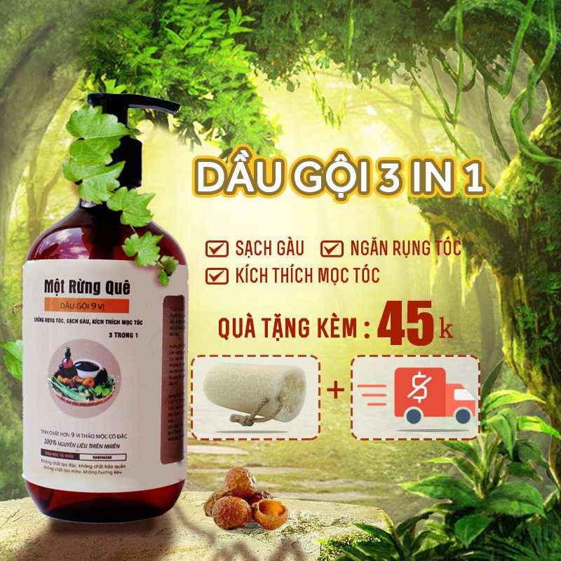 Dầu Gội Sạch Gàu Handmade🌺 9 Loại Thảo Mộc 🌹Quà Tặng 45K- Hỗ Trợ Sạch Gàu, Phục Hồi, Kích Thích Mọc Tóc, Ngăn Nấm Da Đầu | BigBuy360 - bigbuy360.vn