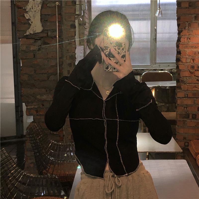 Áo polo Ngắn Tay Phối Màu Tương Phản Thiết Kế Đơn Giản Thời Trang Hàn Quốc