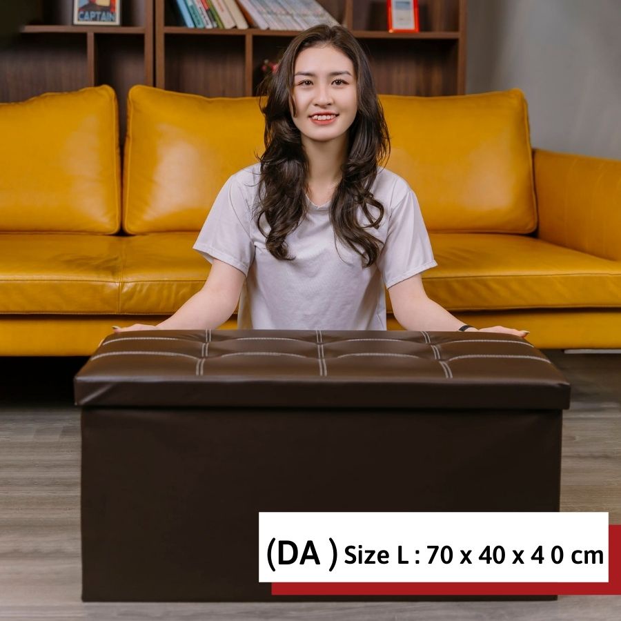 Thùng đựng đồ đa năng kiêm ghế ngồi tải trọng lên dến 150kg, khung gỗ MDF chắc chắn