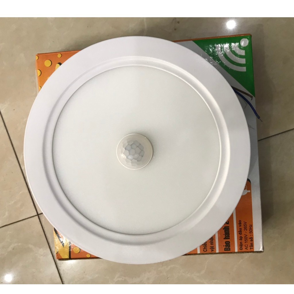 Ốp nổi tròn cảm biến 12W - ASIA Lighting - ánh sáng trắng và ánh sáng vàng