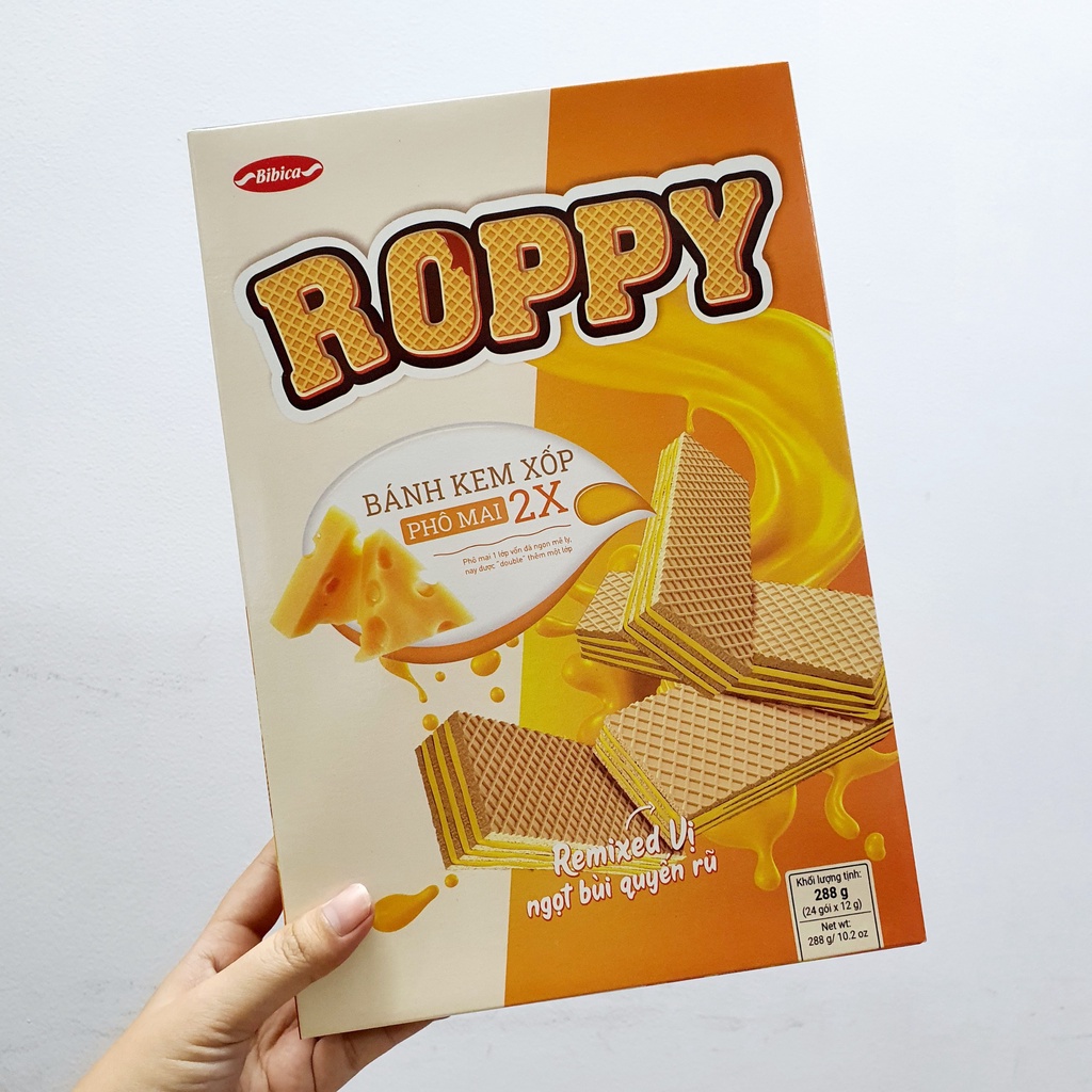 Bánh kem xốp Roppy phô mai 288g