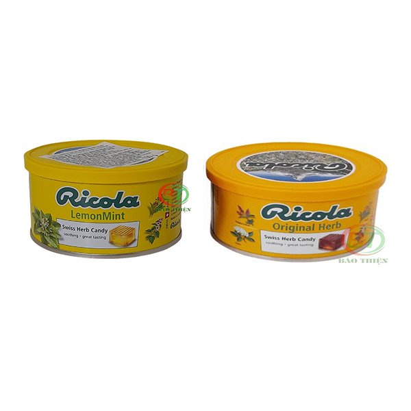 (2 vị) Kẹo Thảo Mộc hiệu Ricola hộp 100g