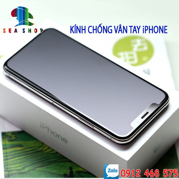 Kính cường lực iPhone 12 Mini - 12 Pro - 12 Pro Max, 11 Pro chống nhìn trộm - Chống Vân Tay - 9D -  Full màn iPhone 12