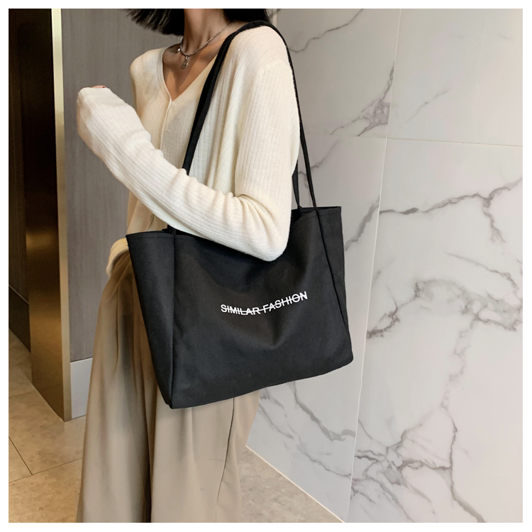 Túi xách IELGY vải canvas phong cách Hàn Quốc cho nữ