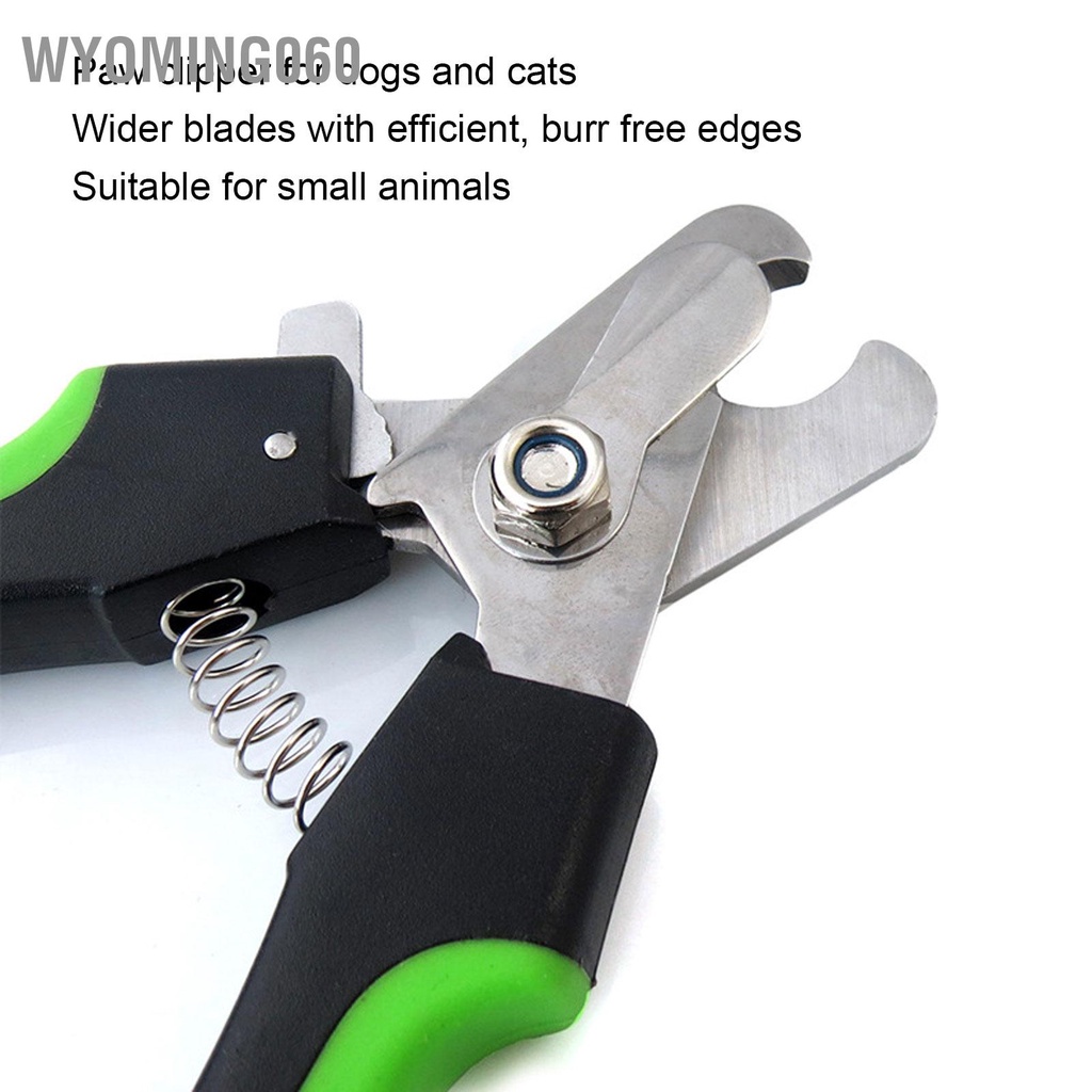 Wyoming060 Cào lót lông thú cưng hai mặt Núm loại bỏ Bộ dụng cụ chải cho Lược với Dụng cắt móng chó mèo