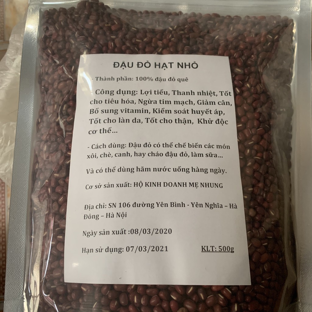 1KG ĐẬU ĐỎ HẠT NHỎ