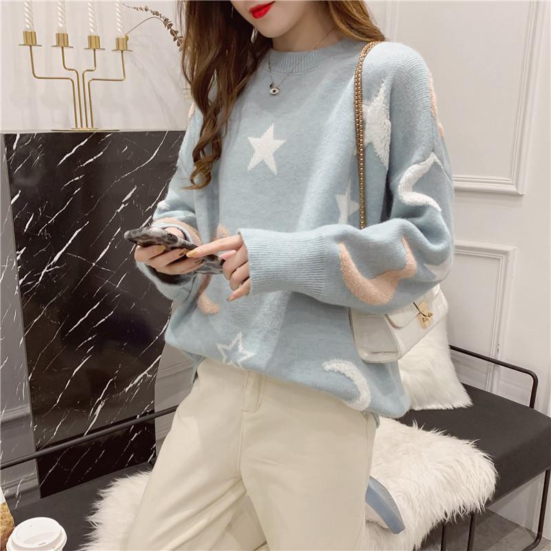 Áo len thời trang chuẩn Quảng Châu chuẩn form siêu dày dặn Ngôi sao EC022 kèm Video