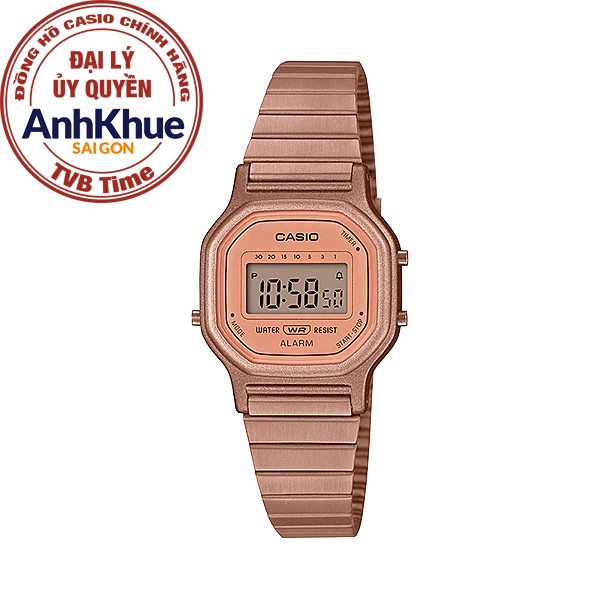 Đồng hồ nữ dây kim loại Casio chính hãng Anh Khuê LA-11WR-5ADF (25mm)