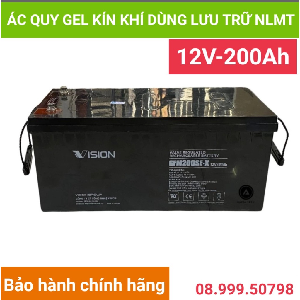 Bình lưu trữ NLMT VISION 6FM200SE-X