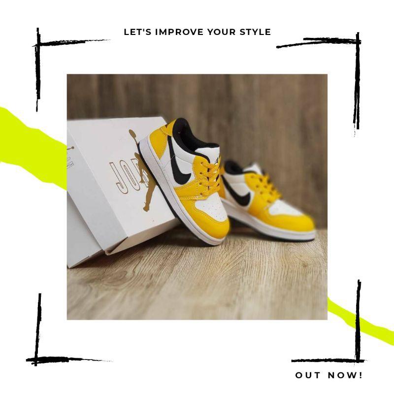 Giày Bata Nike Air Jordan 1 Thời Trang Năng Động Cho Bé