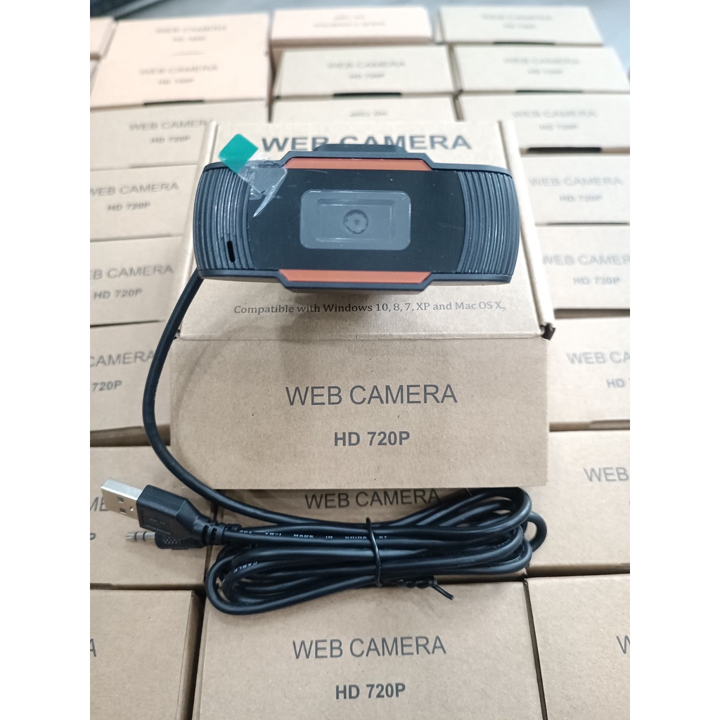 Webcam máy tính Chuẩn HD 720p có tích hợp mic cho giáo viên học sinh học online và livestream