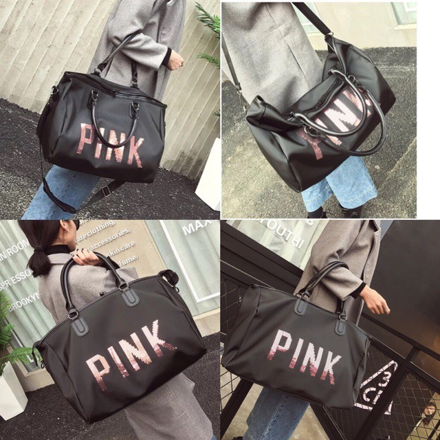 Túi Du Lịch Pink ❤️FREESHIP❤️ Túi Xách Nữ Du Lịch Pink Size Đại Tiện Lợi DL01_MICOCHI
