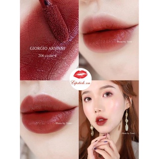 Son Kem Giorgio Armani Lip Maestro 206 Cedar Đỏ Đất