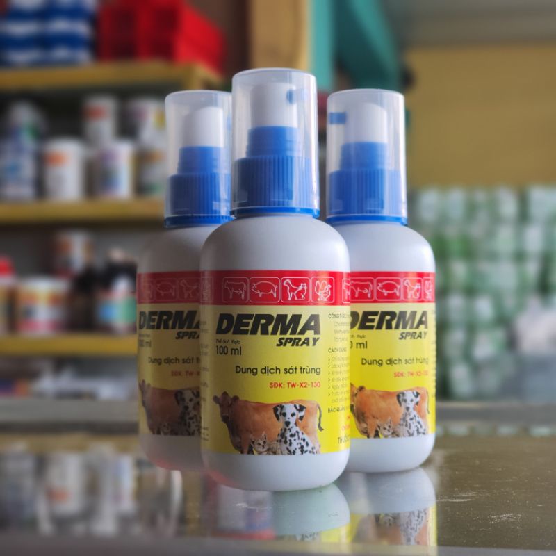 Derma spray - dung dịch sát trùng 100ml