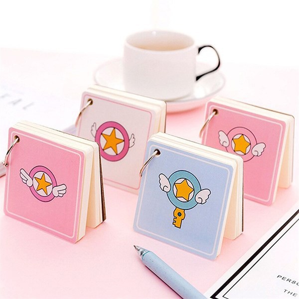 Bộ Thẻ Ghi Nhớ Thẻ Flashcard 7x7cm 95 Tờ Học Tiếng Anh Học Ngoại Ngữ Bo Góc Kèm Khoen Bìa