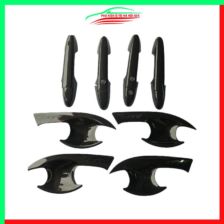 Ốp tay hõm City 2015-2020 vân Carbon chống trầy bảo vệ cửa xe ô tô
