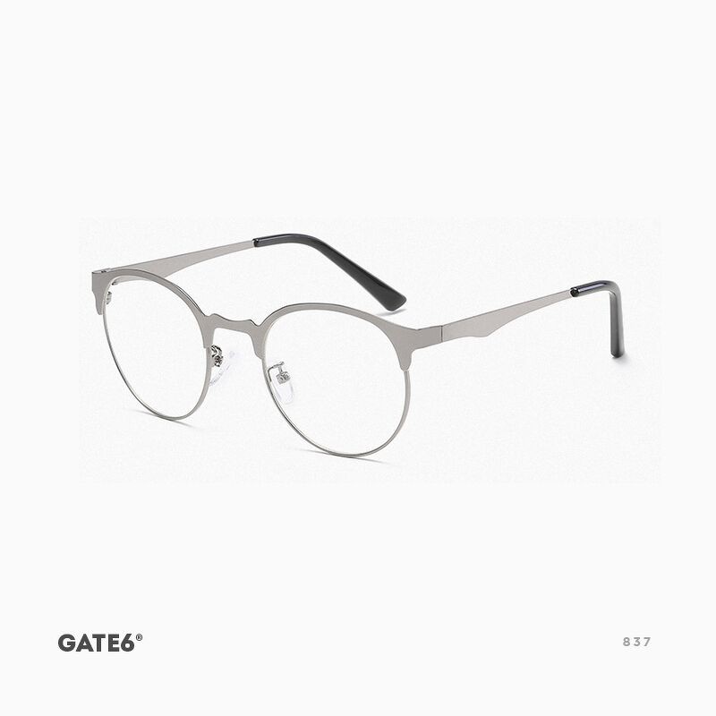 Kính Unisex Thời Trang Vintage - 837 [Tặng bao da + móc khoá]